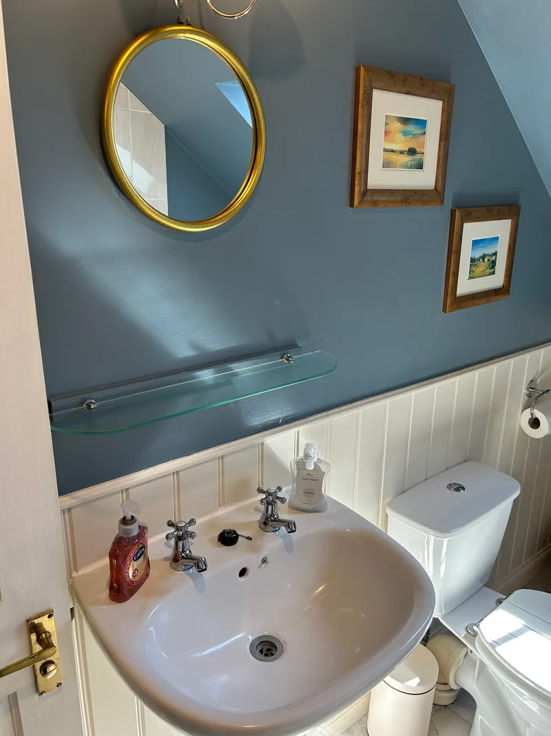 Bathroom with shower and bath